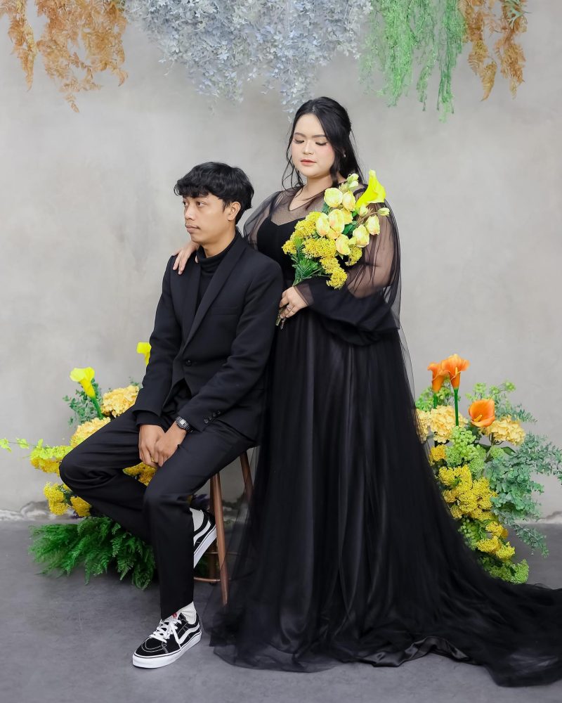 Modern Gown - Hitam 03