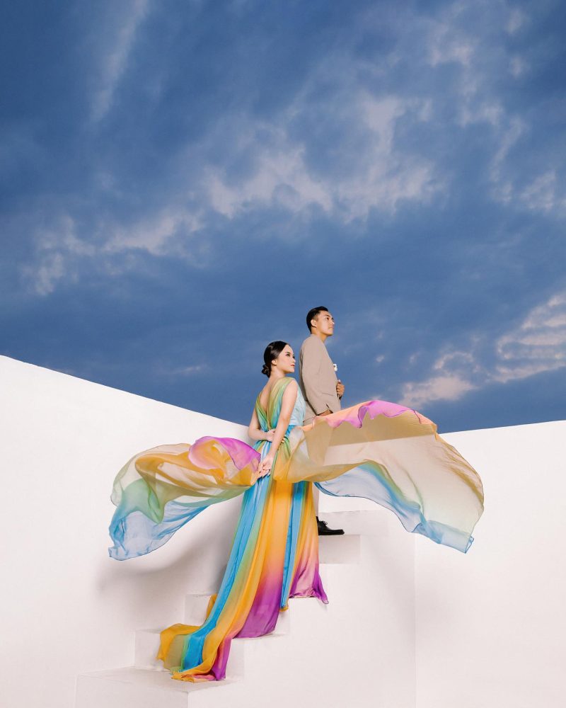 Gown Thira - Rainbow