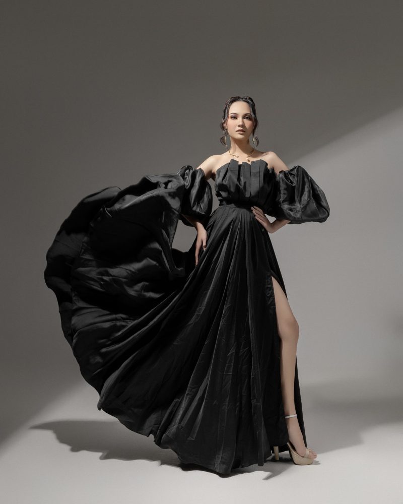Modern Gown - Hitam 04