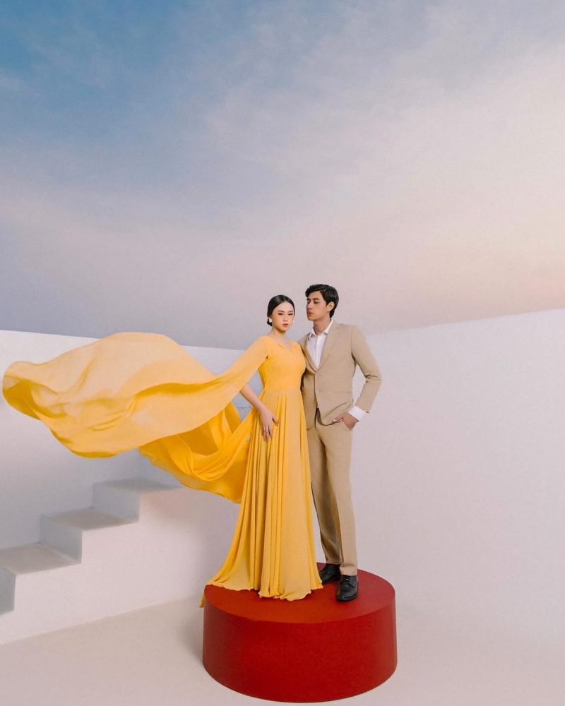 Gown Thira - Yellow Non Hijab